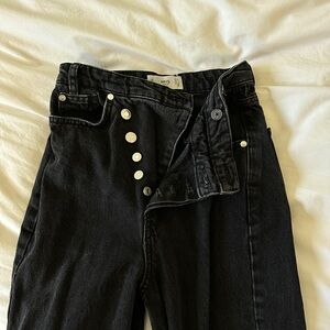 Mango Black Crossover Jeans Women’s